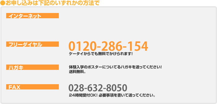 お申込み方法